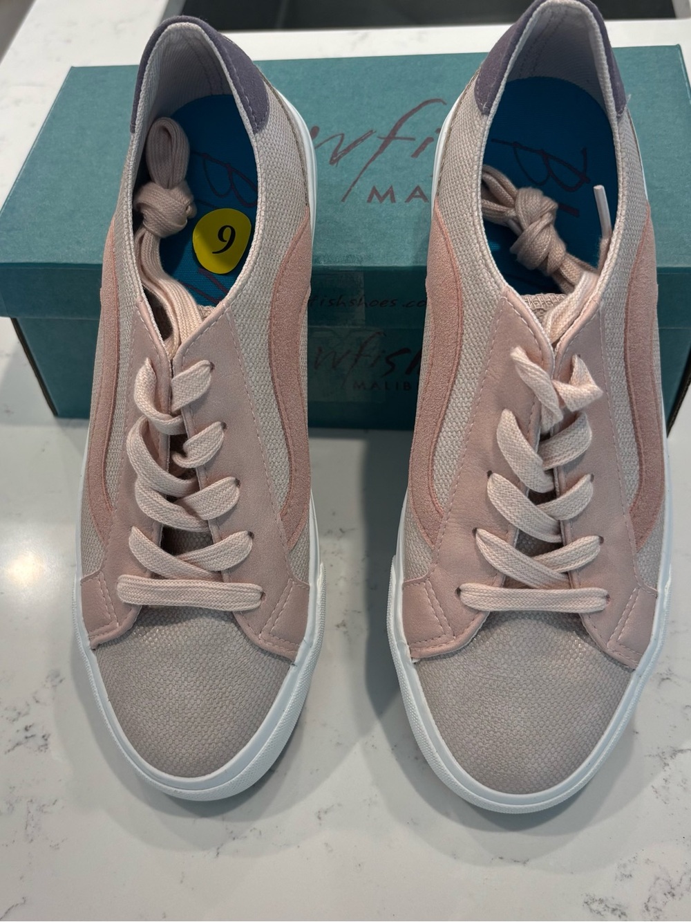 Blowfish Malibu Mave Blush Pink Canvas Sneakers Women’s 9M